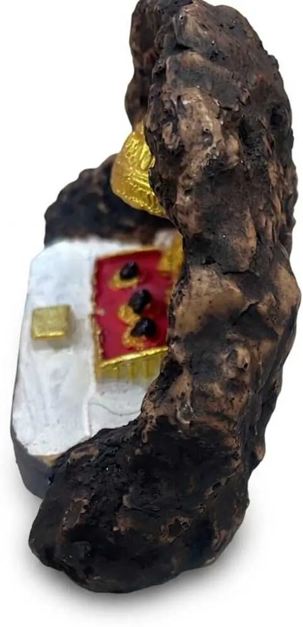 Shiv_Shakti_Mata_Rani_Cave_Idol_|_Spiritual_Gufa_Figurine_|_Gold_&_Brown_|_Small_|_1_pc_Decorative_Showpiece_-_5_cm_(Resin,_Multicolor)