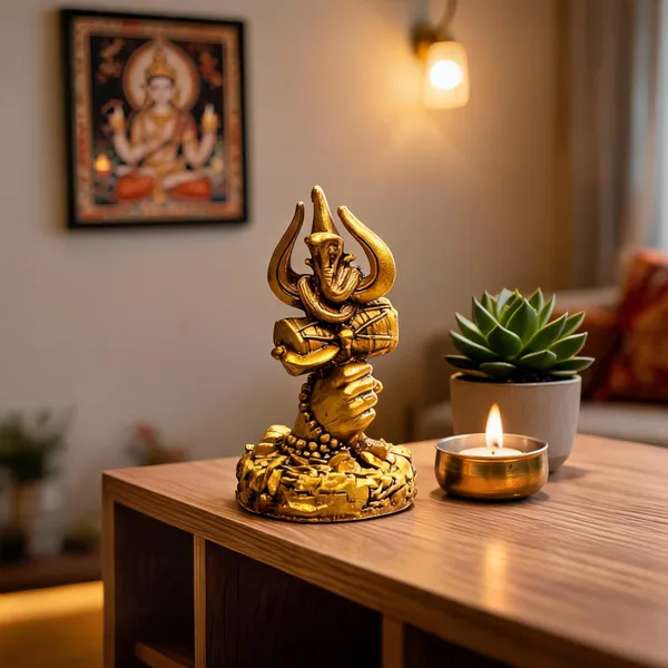 Resin_Gold_Lord_Shiva_Trishul_Damru_Snake_Figurine_Showpiece