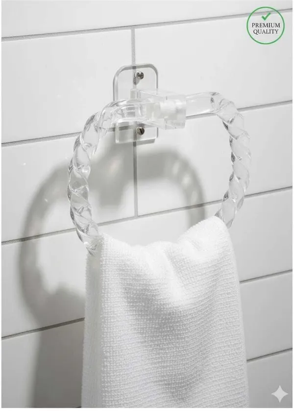 DZIRE_by_Livehigh_TOWEL_HOLDER_RING_STYLE_transparent_Towel_Holder_(Acrylic)