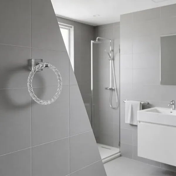 Giggles_Galaxy_Acrylic_Transparent_Spiral_Towel_Ring_|_6MM_Thick_Wall_Mounted_Clear,_Pack_of_1_Towel_Holder_(Acrylic)