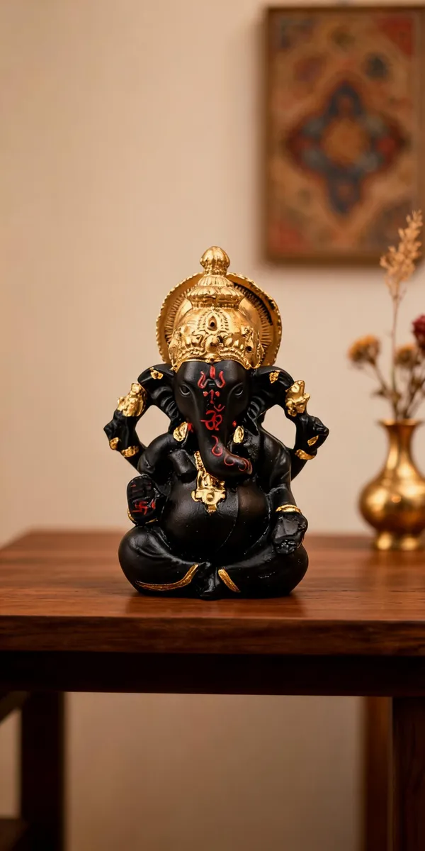 Resin_Black_Gold_Ganesha_Idol_Decorative_Murti_Showpiece