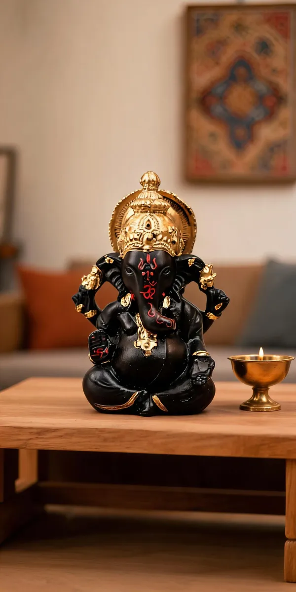 Resin_Black_Gold_Ganesha_Idol_Decorative_Murti_Showpiece