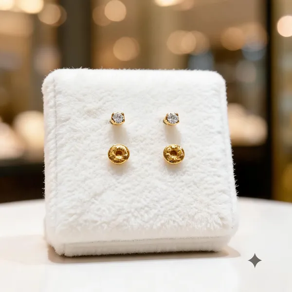 Gold_Stainless_Steel_Classic_Stud_Earrings_For_Women_Pack_Of_2