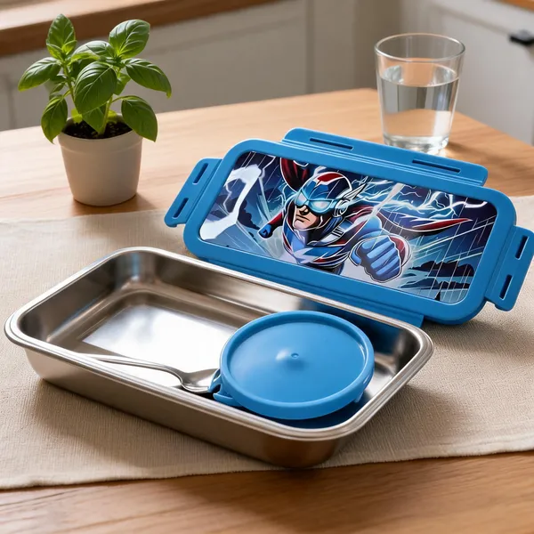 Blue_Stainless_Steel_Superhero_Lunch_Box_Set_With_Spoon
