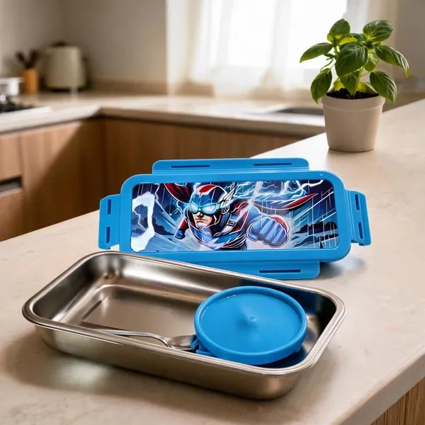 Blue_Stainless_Steel_Superhero_Lunch_Box_Set_With_Spoon