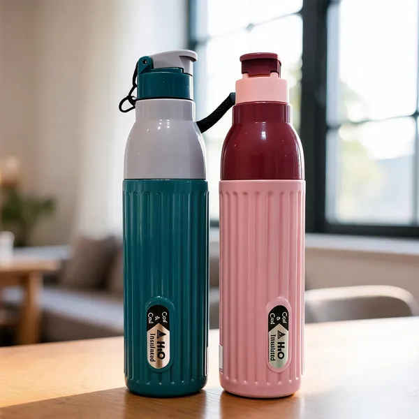 Plastic_Teal_And_Pink_Flip-Top_Insulated_Water_Bottle_Set_Of_2