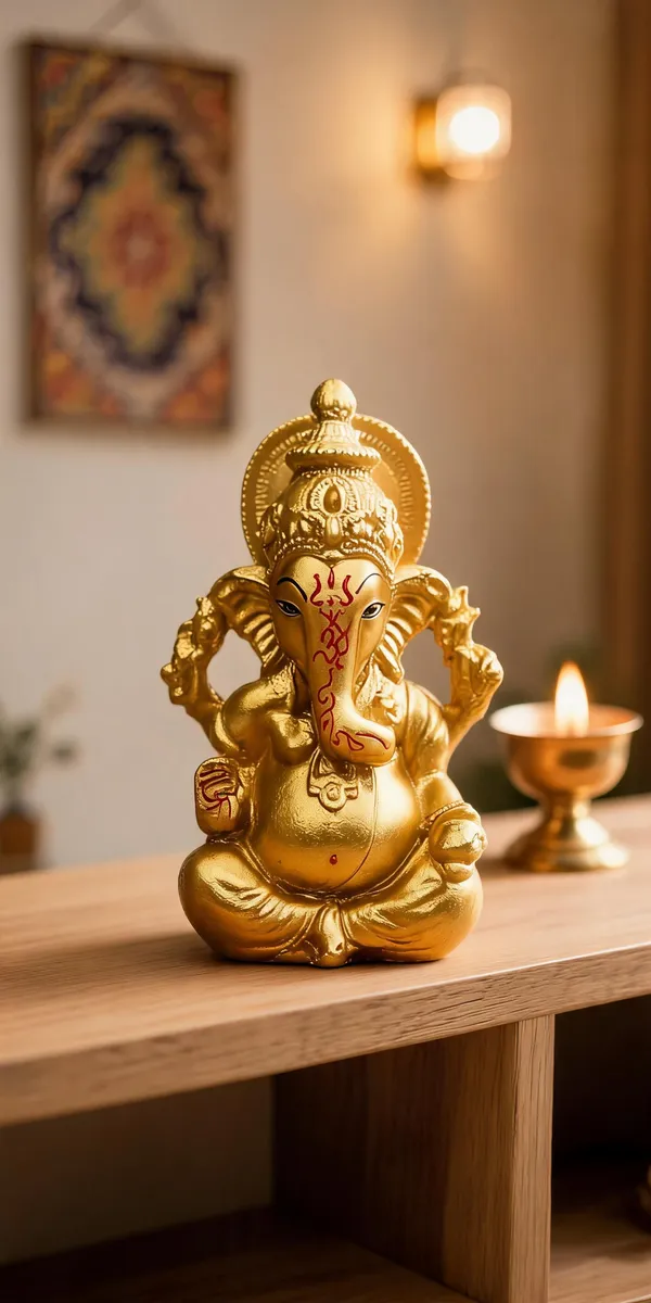 Resin_Gold_Ganesha_Idol_Decorative_Murti_For_Pooja