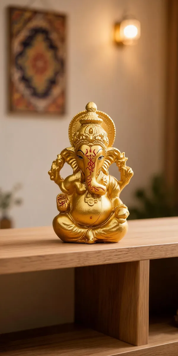 Resin_Gold_Ganesha_Idol_Decorative_Murti_For_Pooja