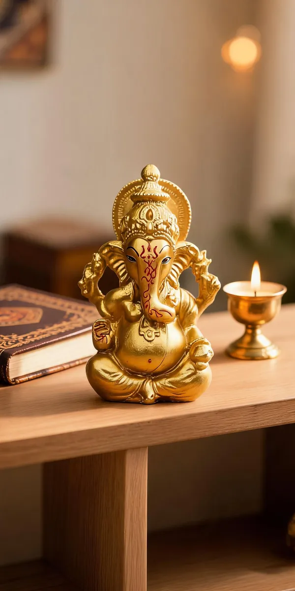 Resin_Gold_Ganesha_Idol_Decorative_Murti_For_Pooja