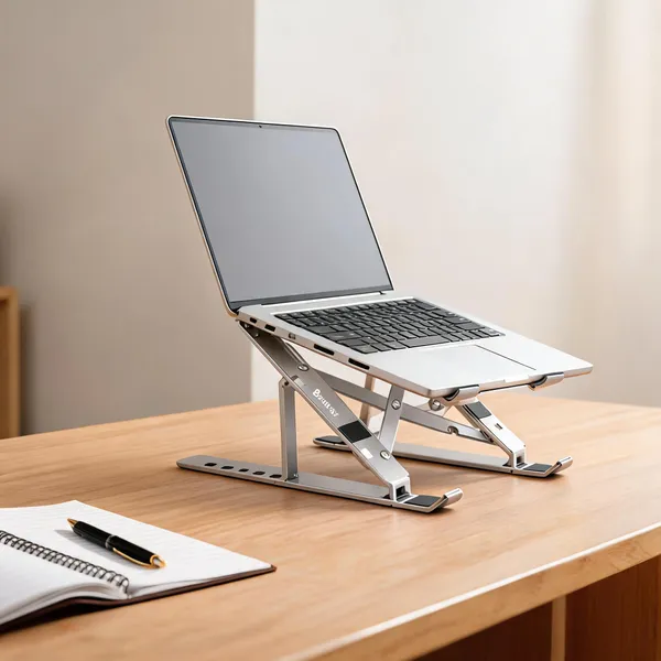 Silver_Aluminium_Adjustable_Foldable_Ergonomic_Laptop_Stand