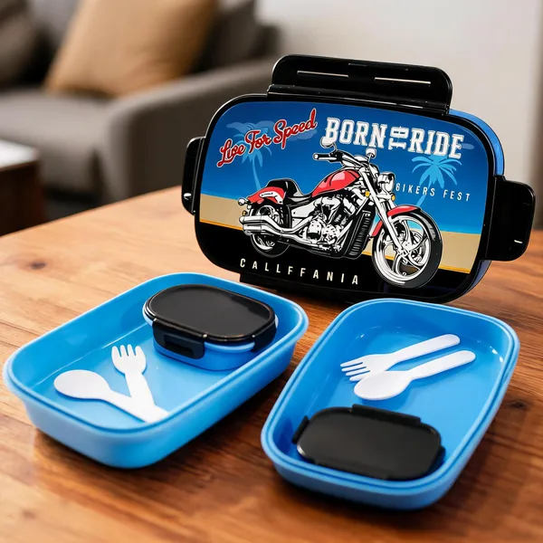 Plastic_Motorcycle-Themed_2-Container_Kids_Lunch_Box_800Ml