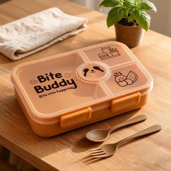 Plastic_Office_Brown_4-Compartment_Lunch_Box_1000Ml