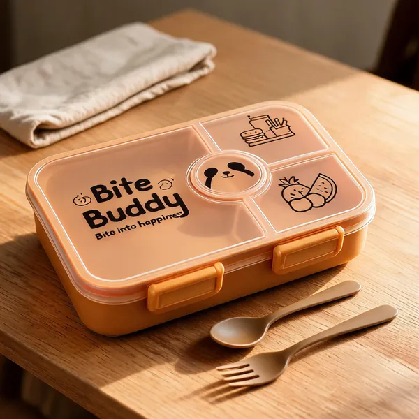 Plastic_Office_Brown_4-Compartment_Lunch_Box_1000Ml