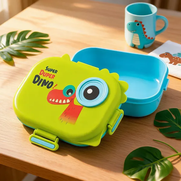 Plastic_Dino-Themed_2-Layer_Kids_Lunch_Box_Green_Sky_Blue