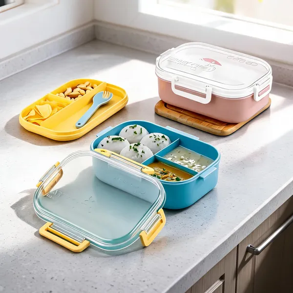 Plastic_Multicolor_2-Container_School_Lunch_Box_1000Ml