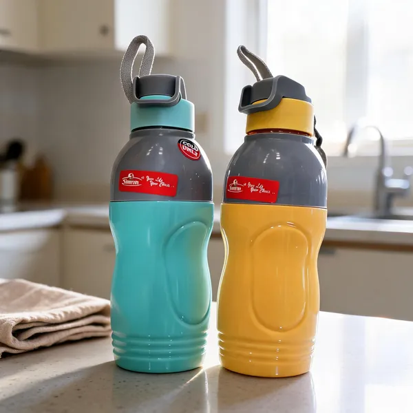 Plastic_Everyday_Blue_And_Yellow_Water_Bottle_Set_Of_2