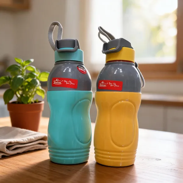Plastic_Everyday_Blue_And_Yellow_Water_Bottle_Set_Of_2