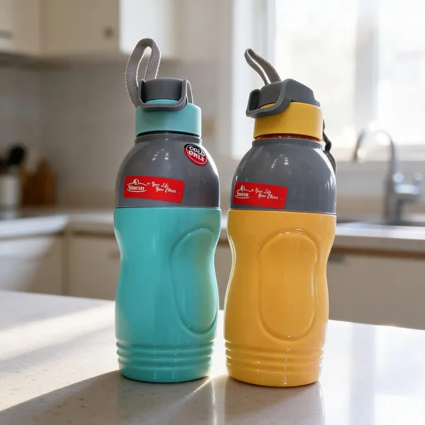 Plastic_Everyday_Blue_And_Yellow_Water_Bottle_Set_Of_2
