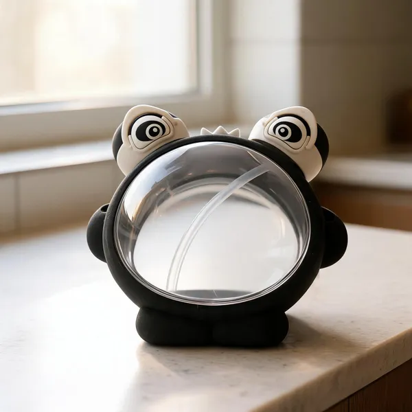 Black_Frog_Shape_Transparent_Pet_Feeder_Bowl