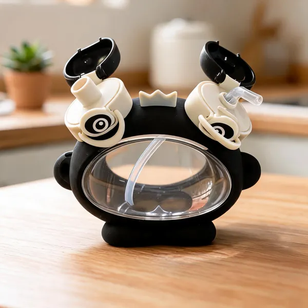 Black_Frog_Shape_Transparent_Pet_Feeder_Bowl