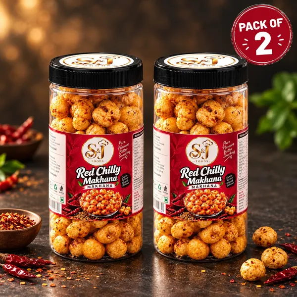 S&J_Foods_Red_Chilli_Makhana_Snack_Pack_Of_2