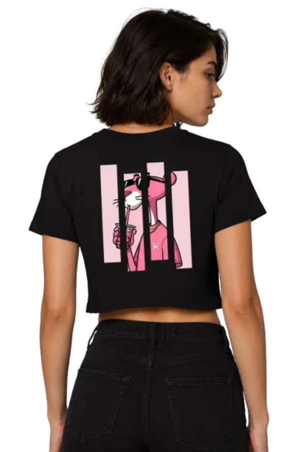 Pink_Panther_Graphic_Crop_Top_For_Women