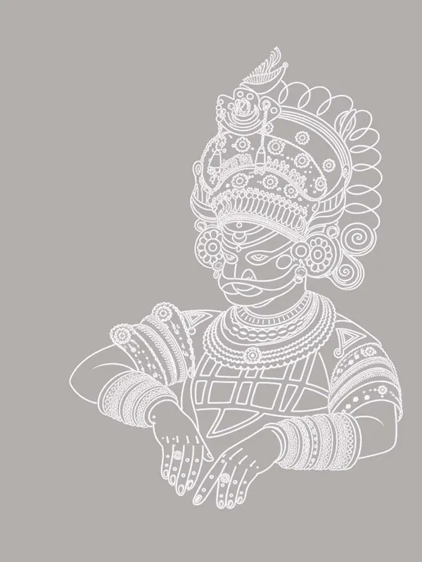 Kathak_Graphic_Printed_T_Shirt_For_Men