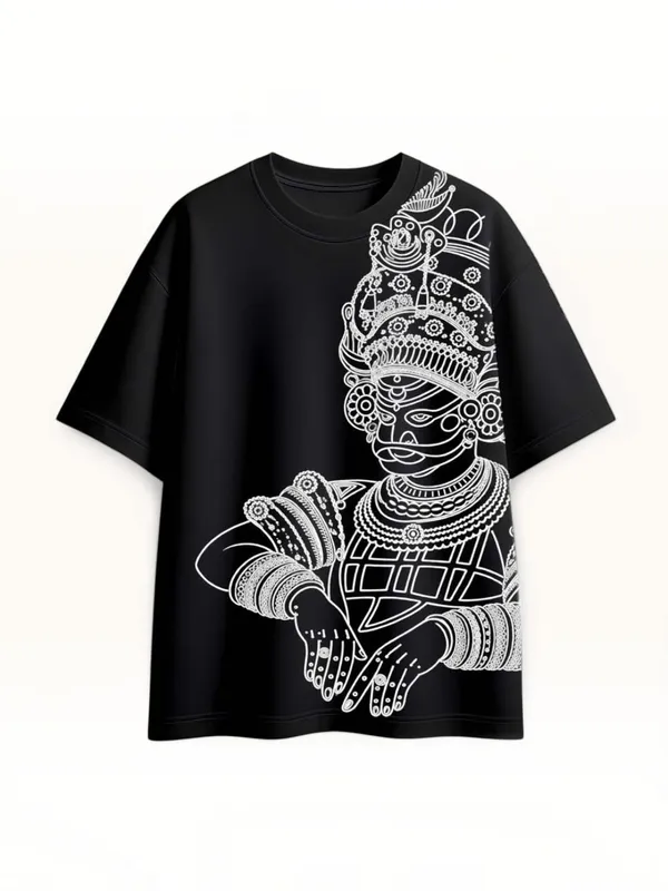 Kathak_Graphic_Printed_T_Shirt_For_Men
