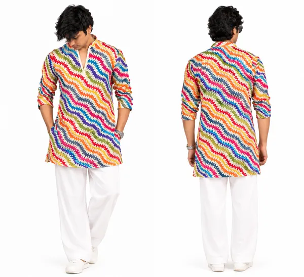 Multicolour_Cotton_Straight_Printed_Kurta_For_Men