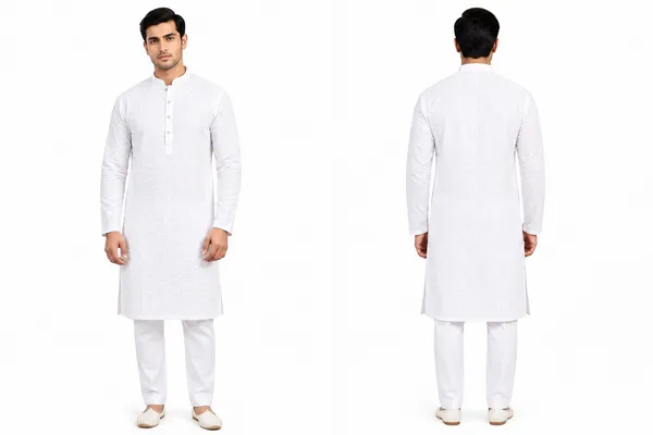 White_Cotton_Straight_Fit_Kurta_Pajama_Set_For_Men