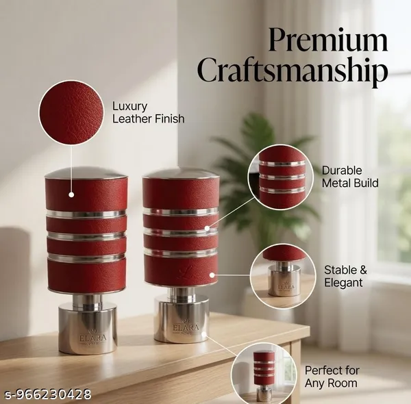 Metal_Modern_Oval_Decorative_Showpiece_Set