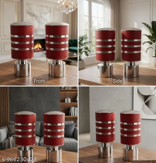 Metal_Modern_Oval_Decorative_Showpiece_Set
