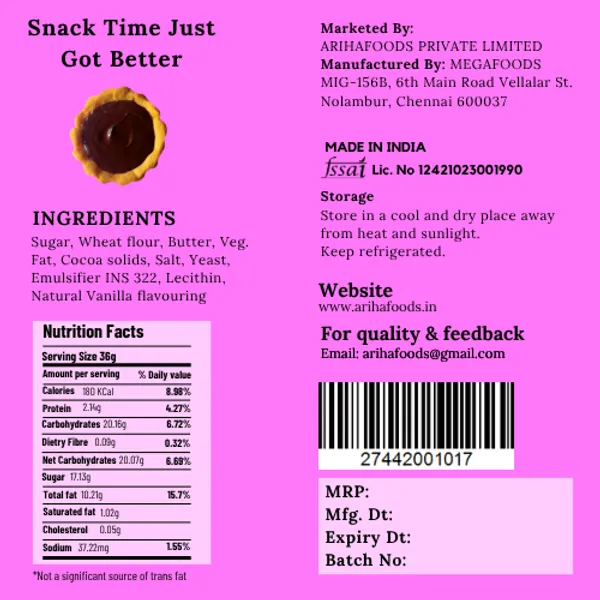 Ariha_Triple_Chocolate_Tart_-_Pack_Of_6