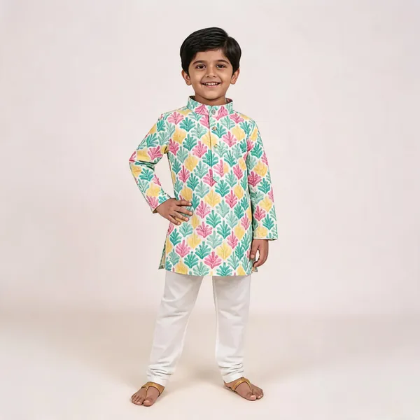 Vastraveda_Boys_Festive_&_Party_Kurta_And_Pyjama_Set_(Multicolor_Pack_Of_1)
