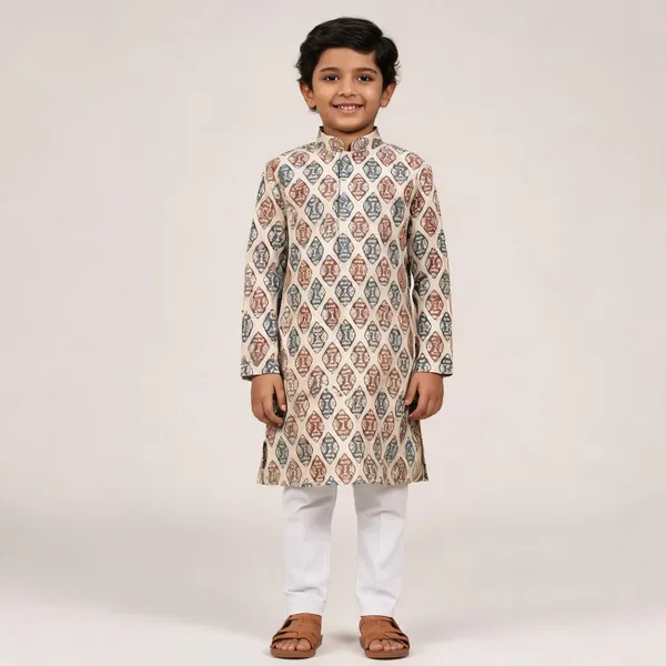 Vastraveda_Boys_Festive_&_Party_Kurta_And_Pyjama_Set_(Beige_Pack_Of_1)