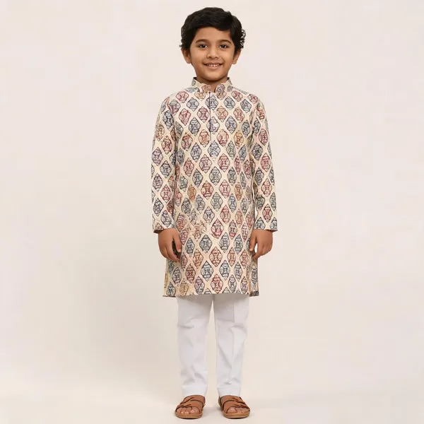 Vastraveda_Boys_Festive_&_Party_Kurta_And_Pyjama_Set_(Beige_Pack_Of_1)