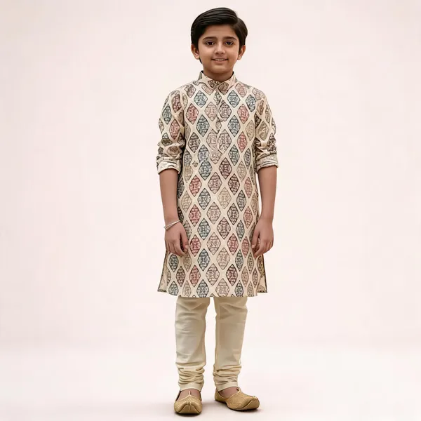 Vastraveda_Boys_Festive_&_Party_Kurta_And_Pyjama_Set_(Beige_Pack_Of_2)