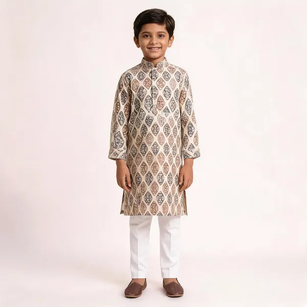 Vastraveda_Boys_Festive_&_Party_Kurta_And_Pyjama_Set_(Beige_Pack_Of_1)