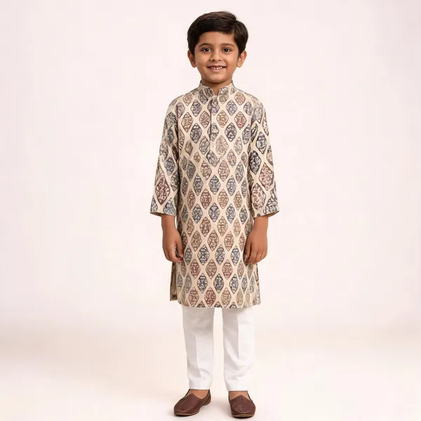 Vastraveda_Boys_Festive_&_Party_Kurta_And_Pyjama_Set_(Beige_Pack_Of_1)