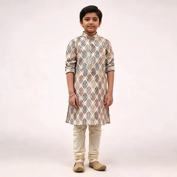 Vastraveda_Boys_Festive_&_Party_Kurta_And_Pyjama_Set_(Brown_Pack_Of_1)
