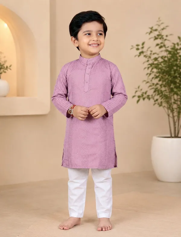 vastraveda_Boys_Festive_&_Party,_Formal,_Wedding,_Casual_Kurta_and_Pyjama_Set_(Purple_Pack_of_1)