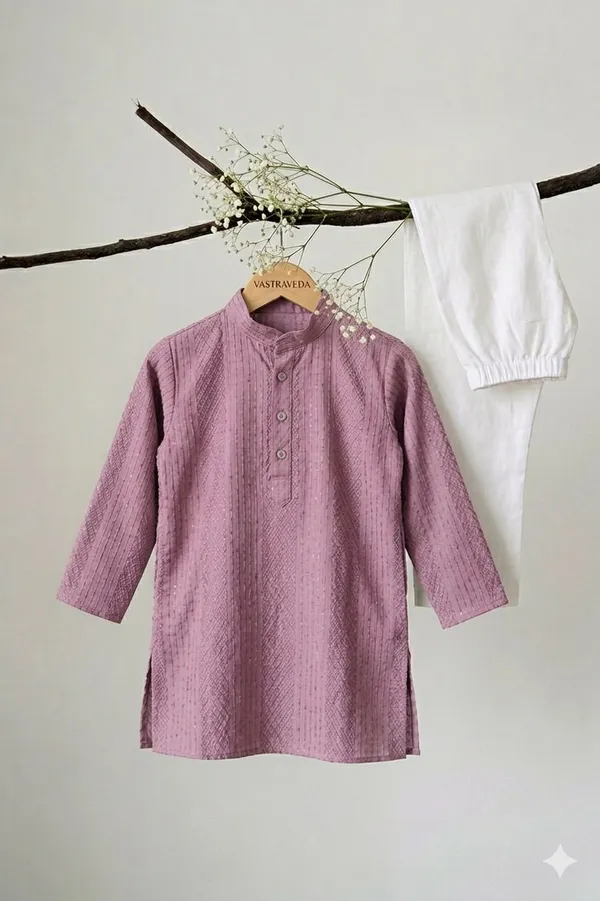 vastraveda_Boys_Festive_&_Party,_Formal,_Wedding,_Casual_Kurta_and_Pyjama_Set_(Purple_Pack_of_1)
