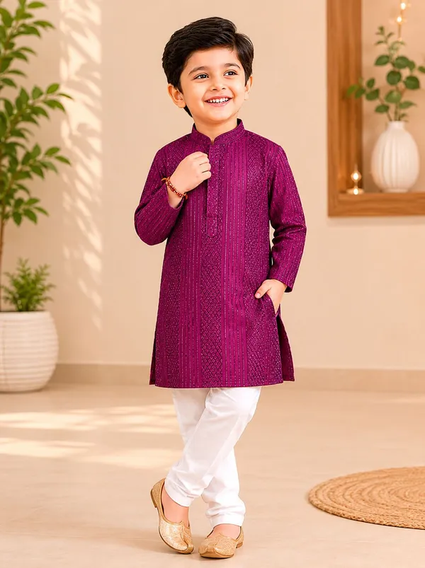 vastraveda_Boys_Festive_&_Party,_Formal,_Wedding,_Casual_Kurta_and_Pyjama_Set_(Multicolor_Pack_of_1)