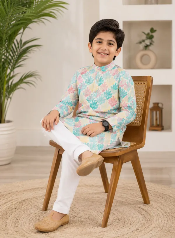 vastraveda_Boys_Festive_&_Party_Kurta_and_Pyjama_Set_(Blue_Pack_of_1)