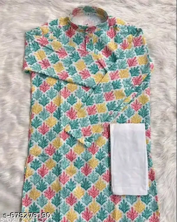 vastraveda_Boys_Festive_&_Party_Kurta_and_Pyjama_Set_(Blue_Pack_of_1)