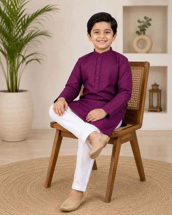 vastraveda_Boys_Casual_Kurta_and_Pyjama_Set_(Purple_Pack_of_1)