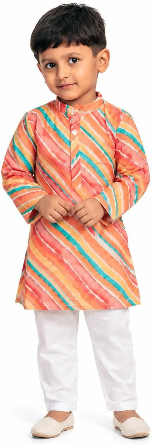 vastraveda_Boys_Festive_&_Party,_Casual,_Wedding_Kurta_and_Pyjama_Set_(Orange_Pack_of_1)