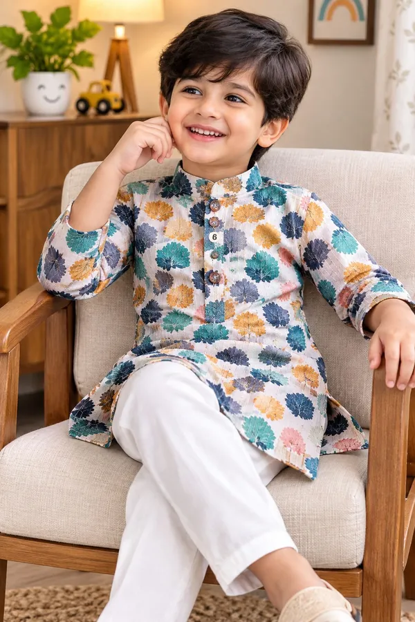 vastraveda_Boys_Festive_&_Party,_Wedding_Kurta_and_Pyjama_Set_(Multicolor_Pack_of_1)