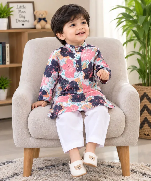 vastraveda_Boys_Festive_&_Party,_Wedding_Kurta_and_Pyjama_Set_(Multicolor_Pack_of_1)