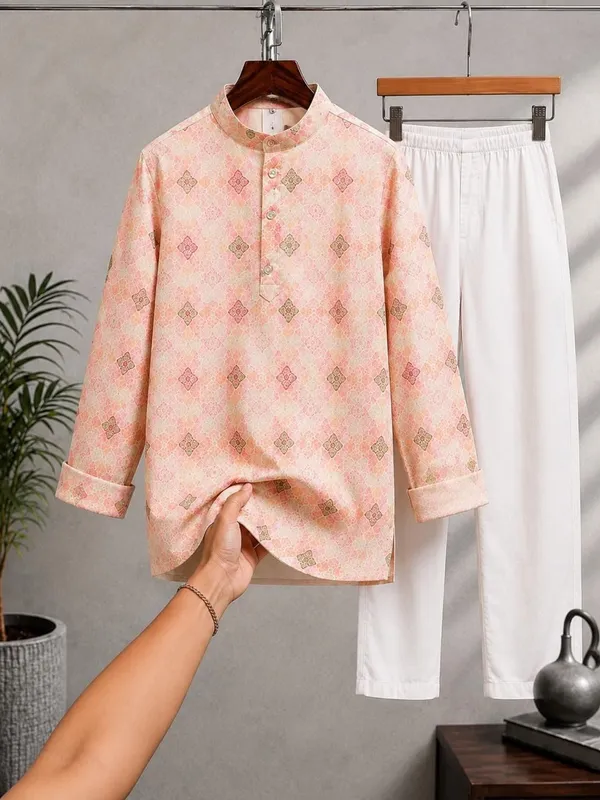 vastraveda_Boys_Wedding,_Festive_&_Party_Kurta_and_Pyjama_Set_(Orange_Pack_of_1)